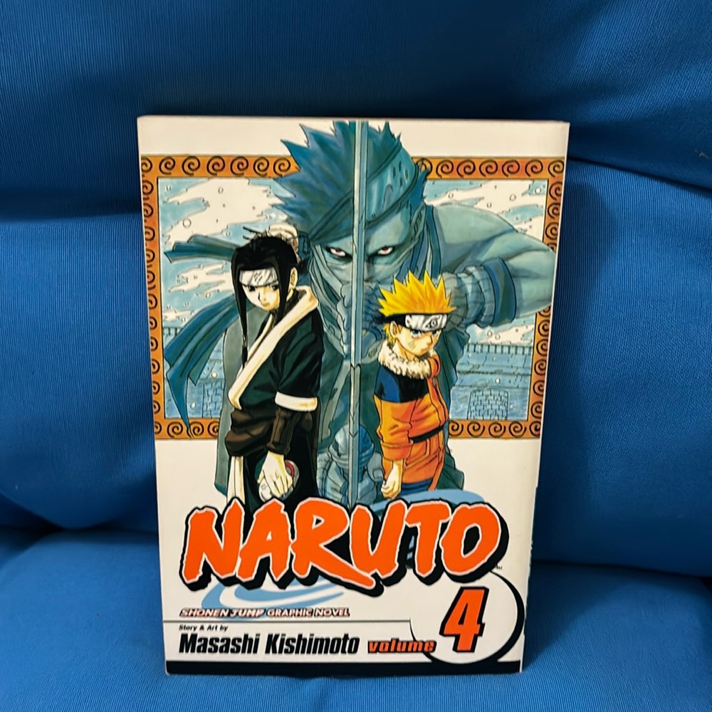 Naruto Comic Volume 4 Shonen Jump By Masashi Kishimato Rated T For Teens